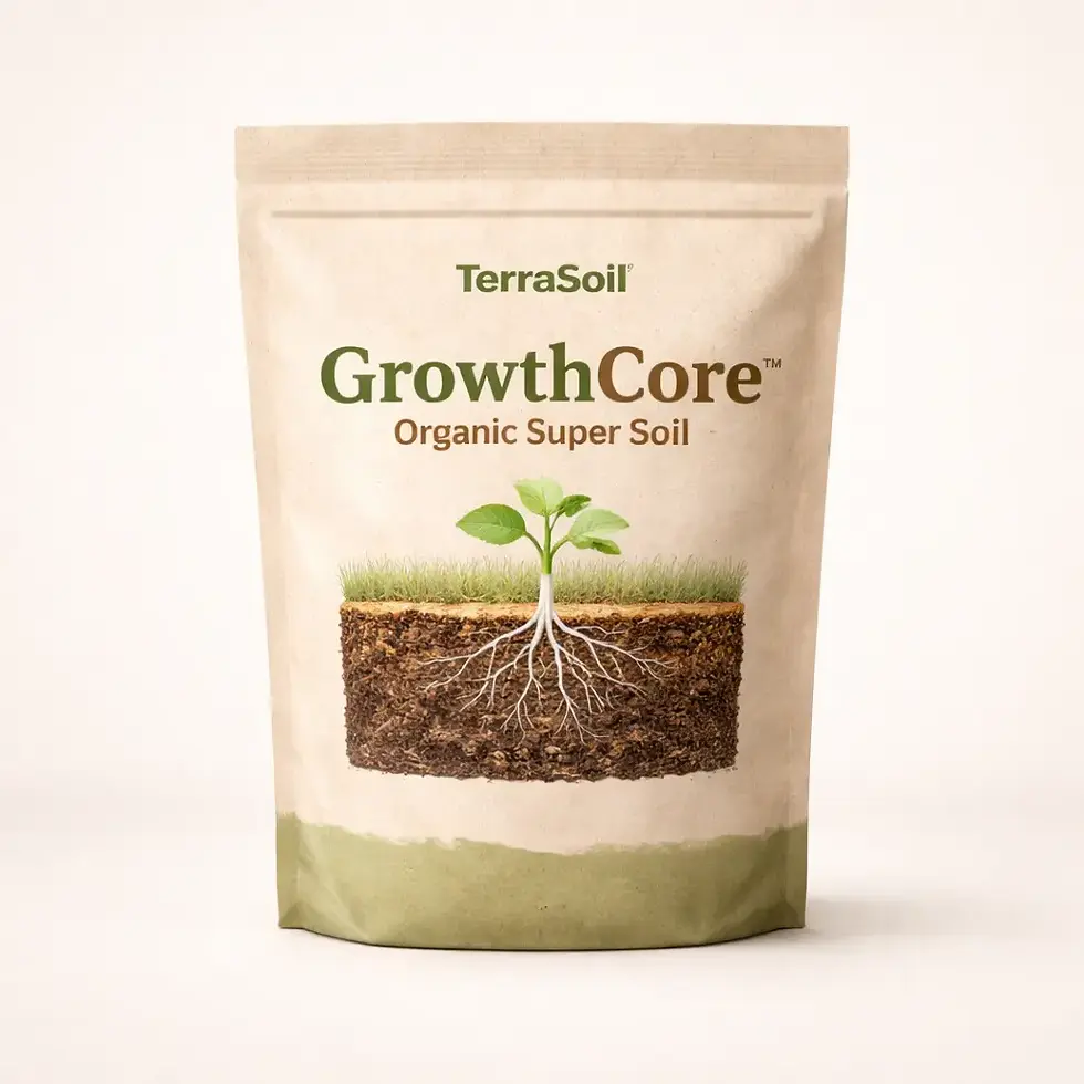 Thumbnail: GrowthCore organic super soil by TerraSoil designed for root development and balanced plant growth in Malta