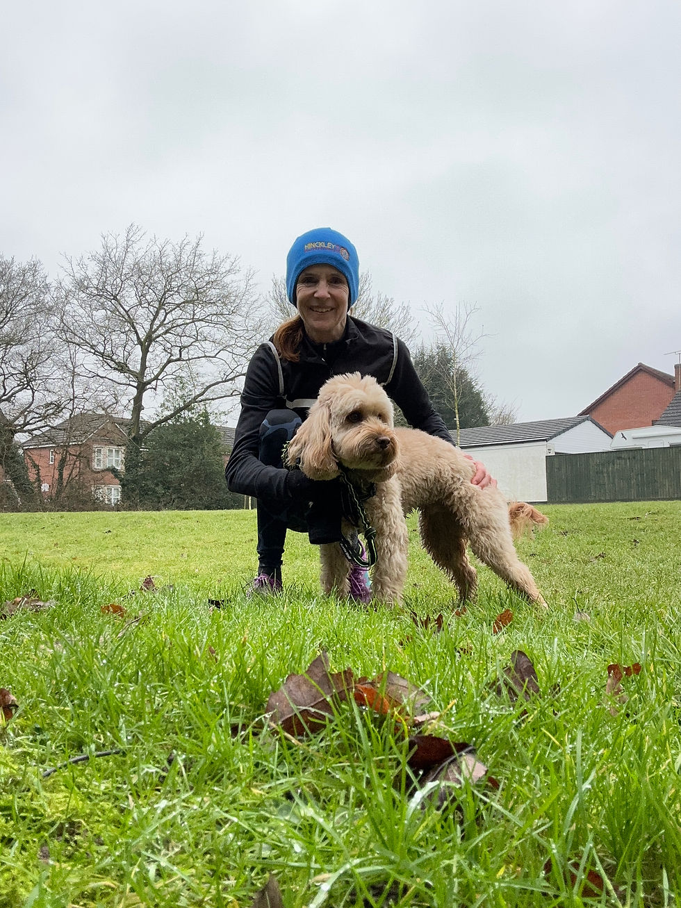 Max and I, post run/walk!