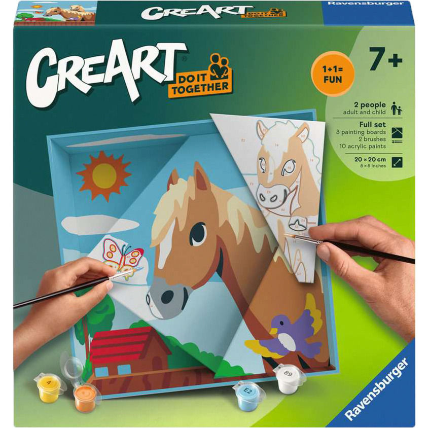 Ravensburger CreArt Do it together - Pferde, Malen