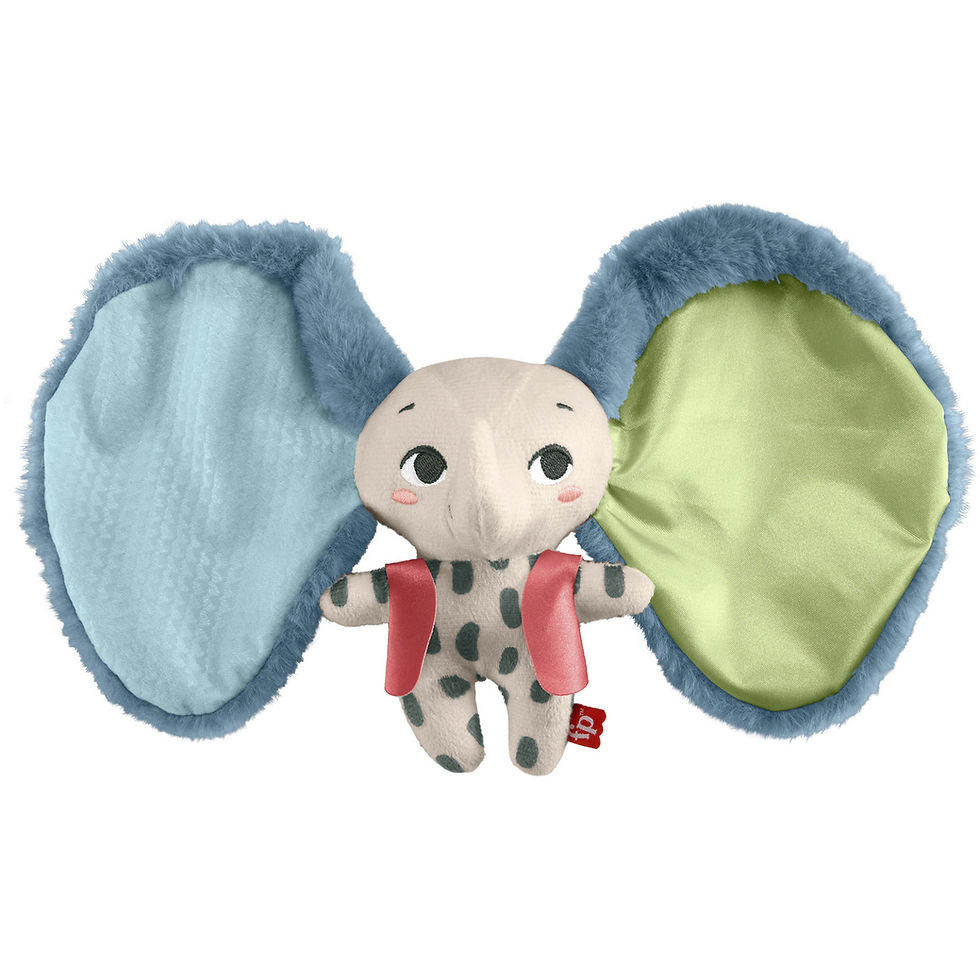 Fisher-Price Planet Friends Riesenohr Elefant, Kuscheltier