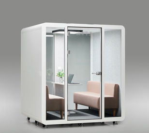QuadPod Pro office booth 4 person huddle room fast delivery