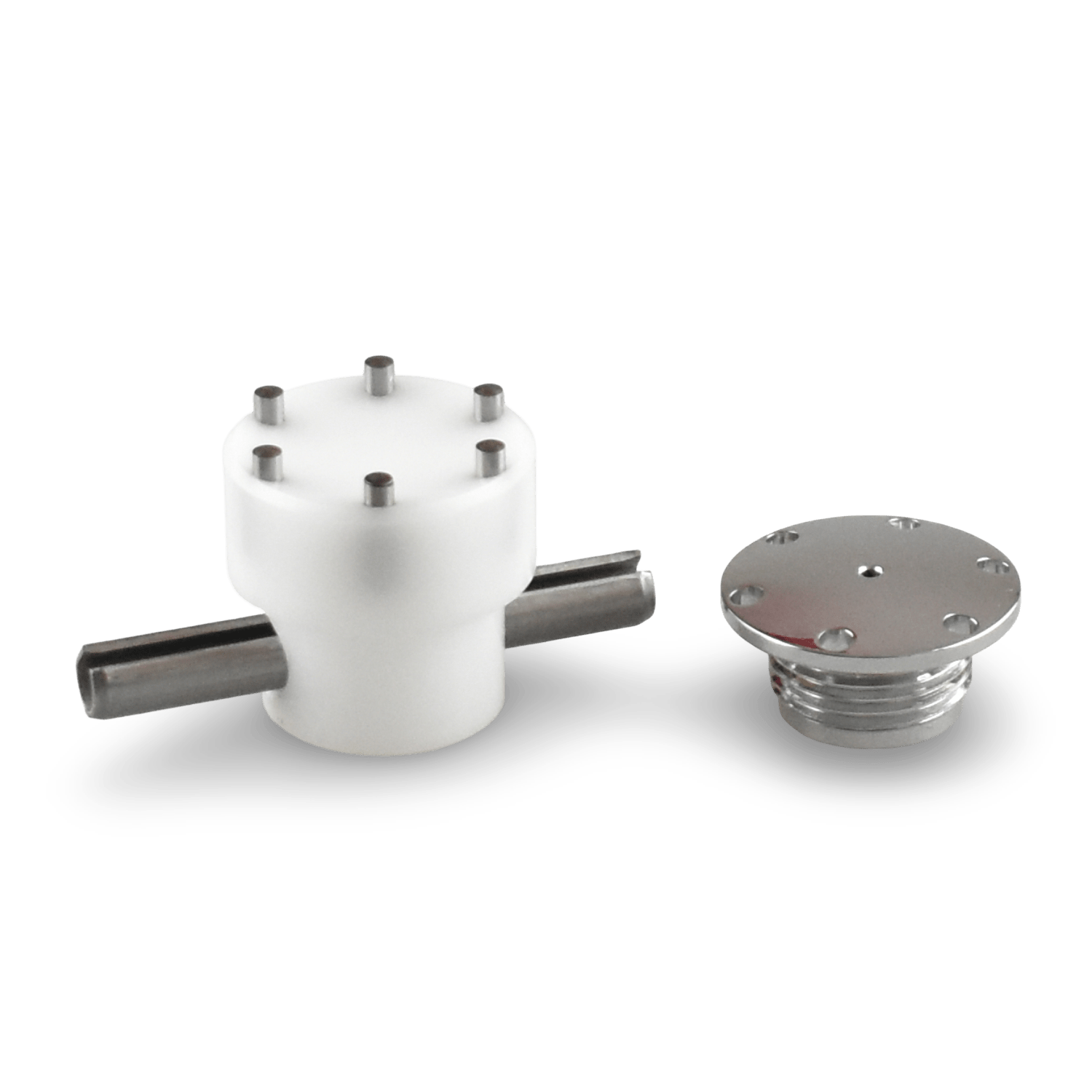 Atomic fist stage seat retainer socket next to first stage seat cover.