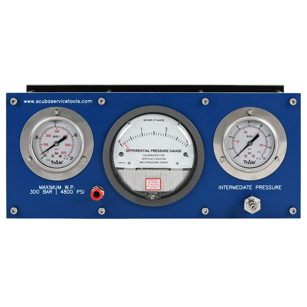 Scuba test bench - Standard version.