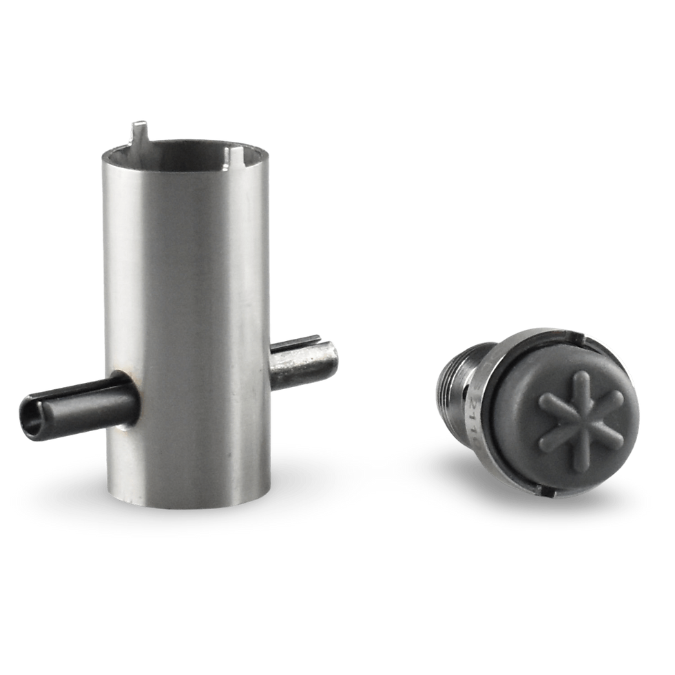 Stainless steel power inflator scuba tool.