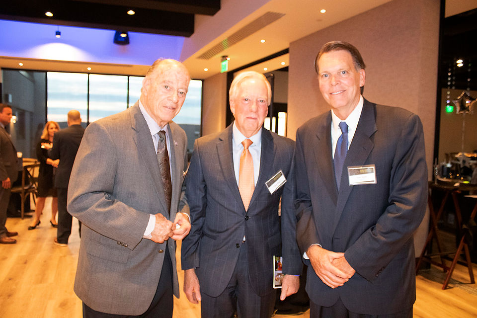 Three men pose for a photo at the BGCCA event. 2021 Club Gala.