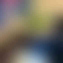 A young girl planting seeds, soil trays, and a bag of soil.