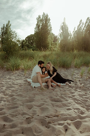 family photography beach milton