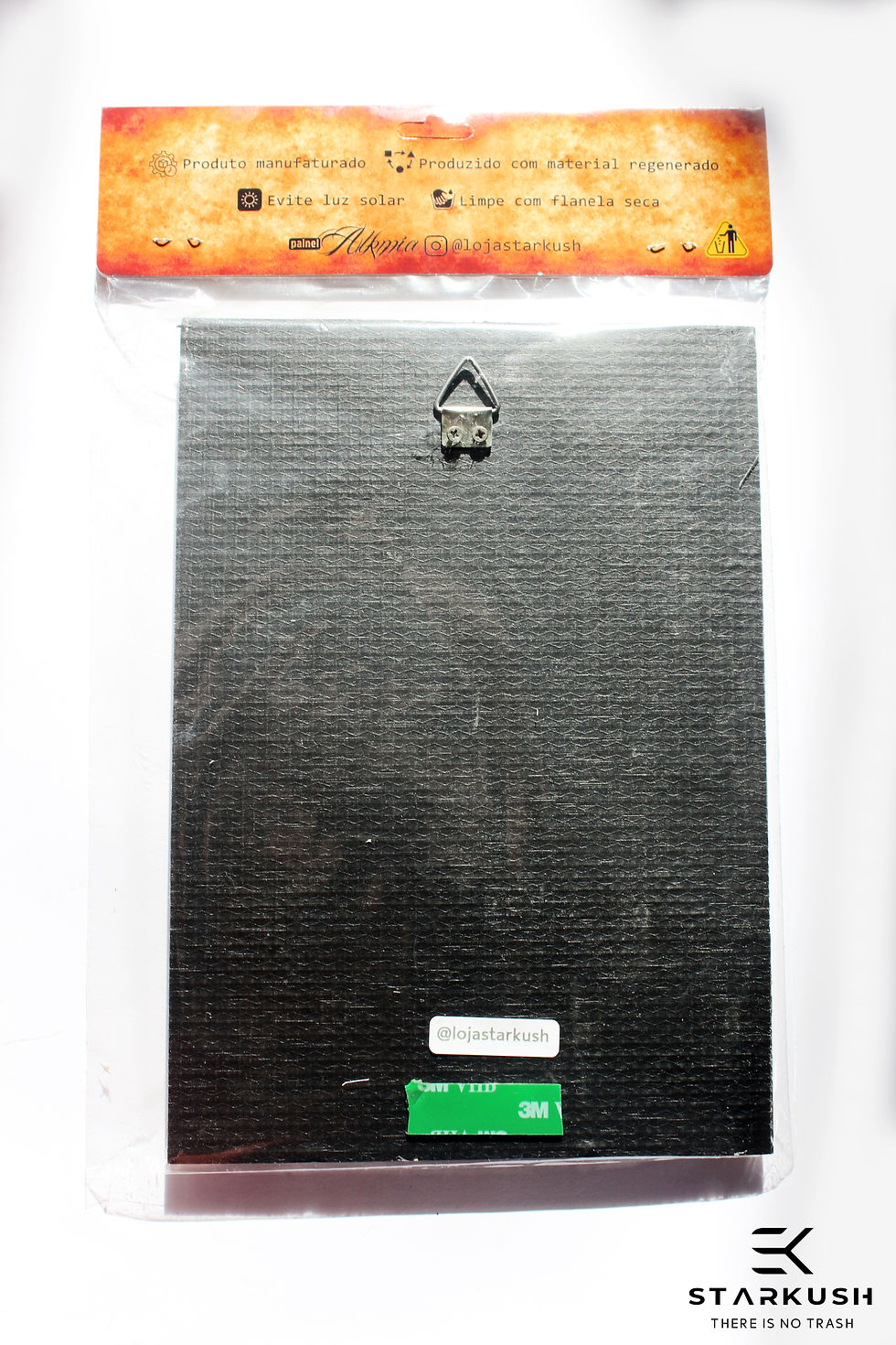 Verso do painel alkmia astronauta pop