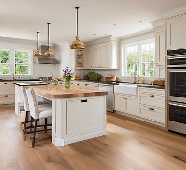 beautiful kitchen with real cleaning pro