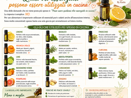 Quali oli utilizzare in cucina