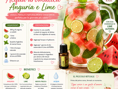 Acqua aromatica anguria e lime