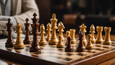 What drives chess players' strategic choices and decision-making process?