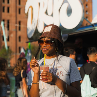 Man posing with Swag at NYC event