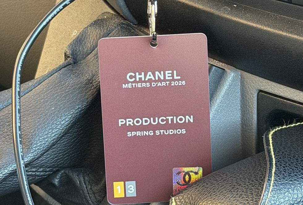 Chanel Video Production Backstage Pass