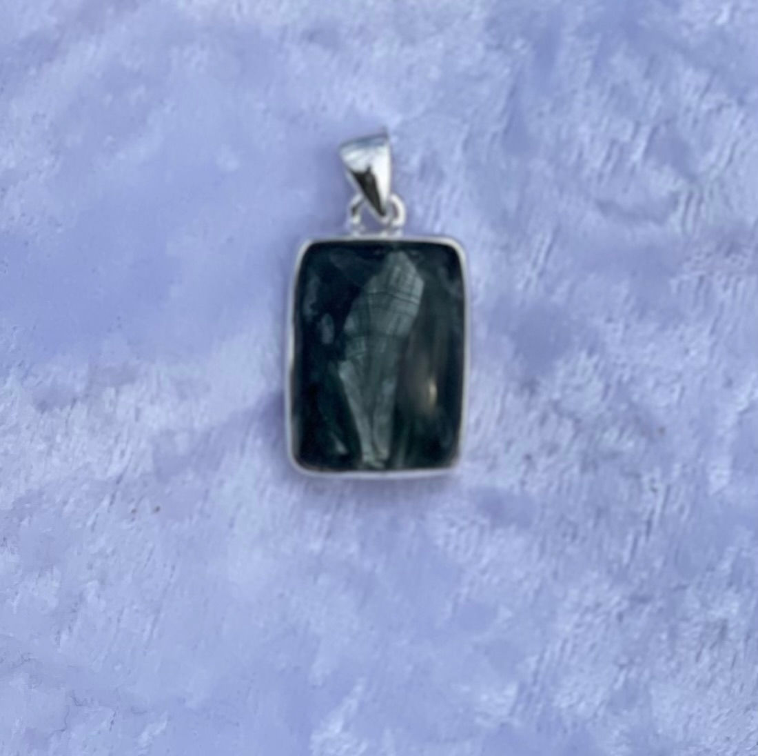 Seraphinite Rectangle Pendant