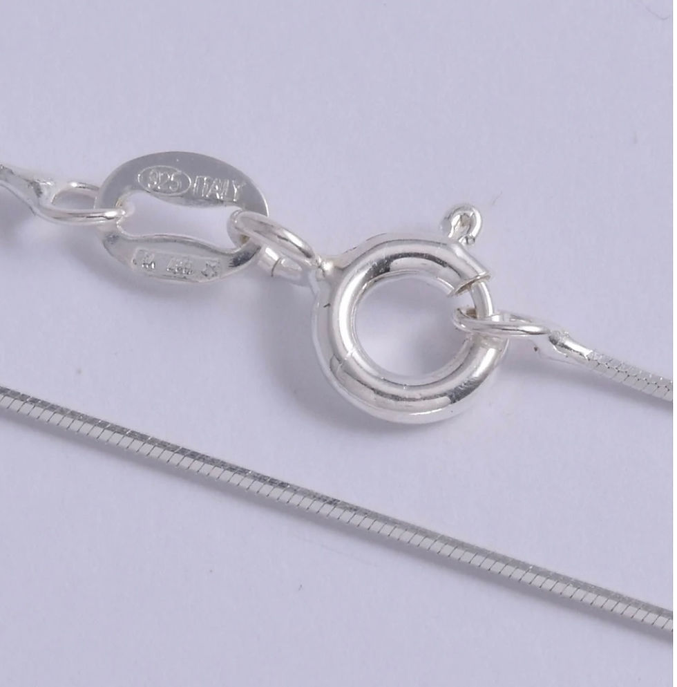 Thumbnail: 20" Silver Snake Chain