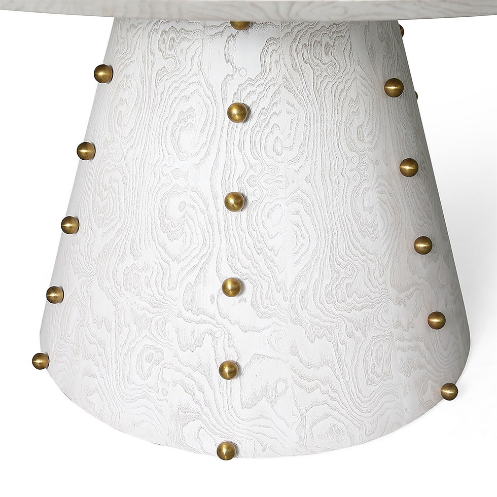Thumbnail: SPHERES DINING TABLE-WHITE BURL