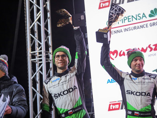 Rajdowi Mistrzowie Polski na podium Rajdu Barbórka 2019!
