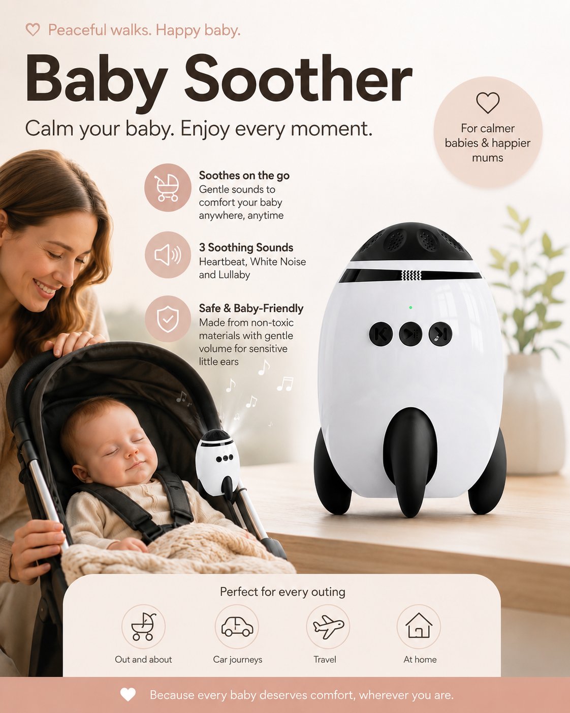 Kiddies Cave Baby Soother