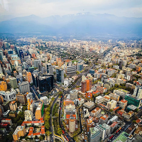 Santiago from Costanera Center