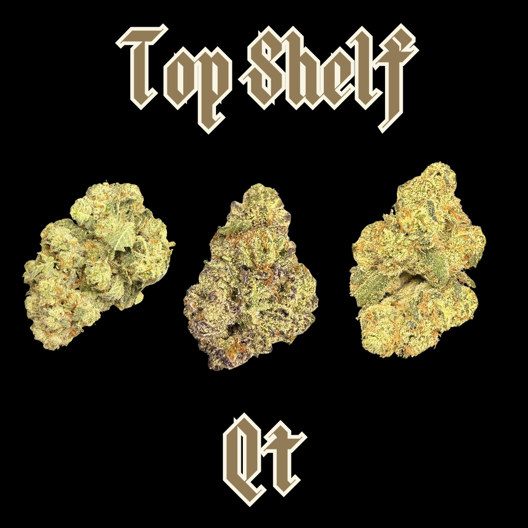 Top shelf qt. 7 gram jars 