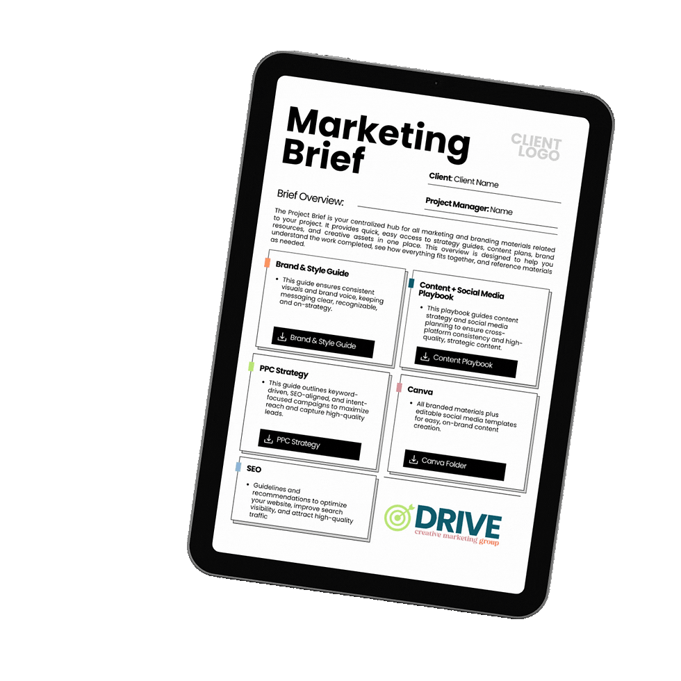drive creative marketing marketing agency content design website redesign .gif