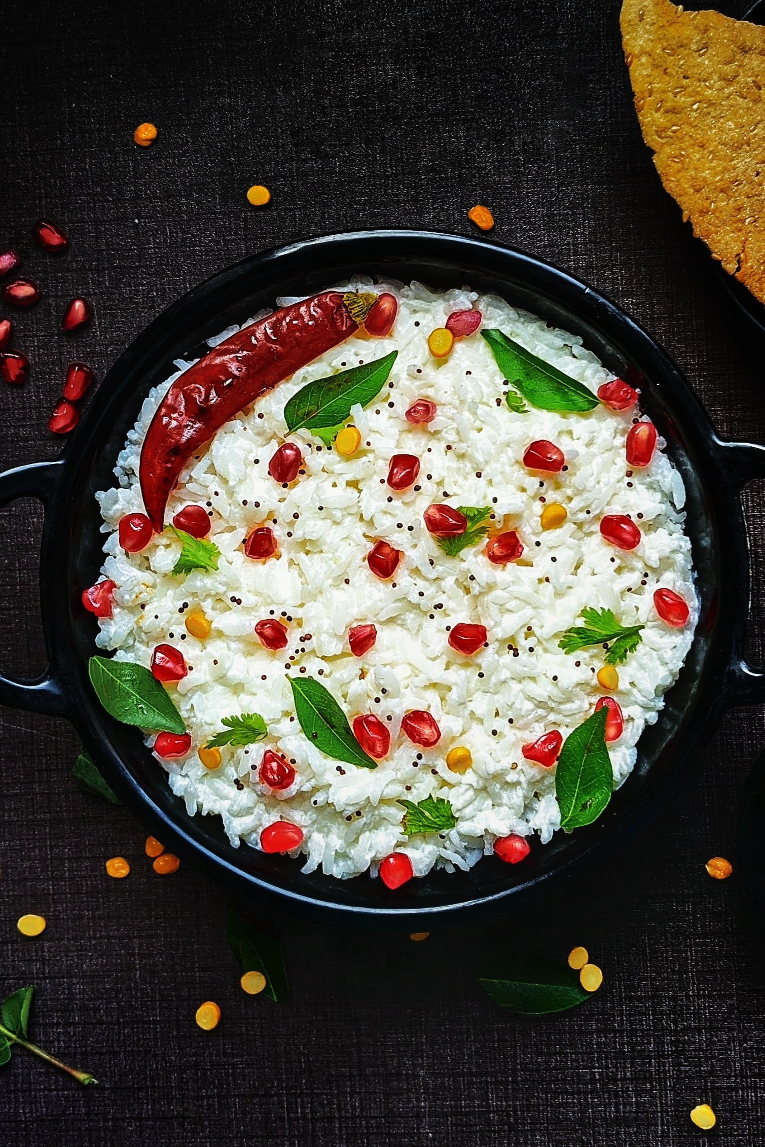 Arranged Food and Objects