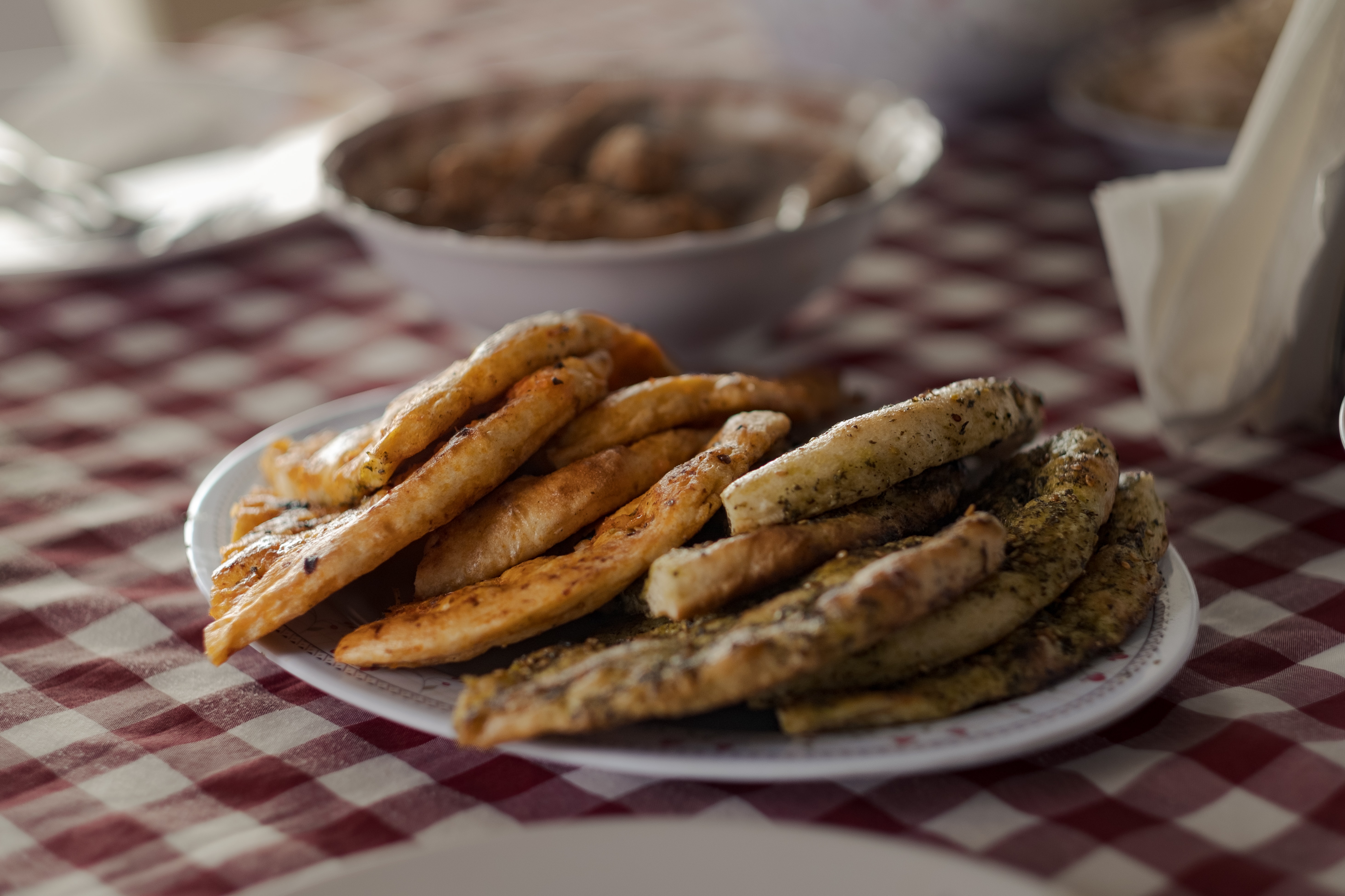 Arranged Food and Objects