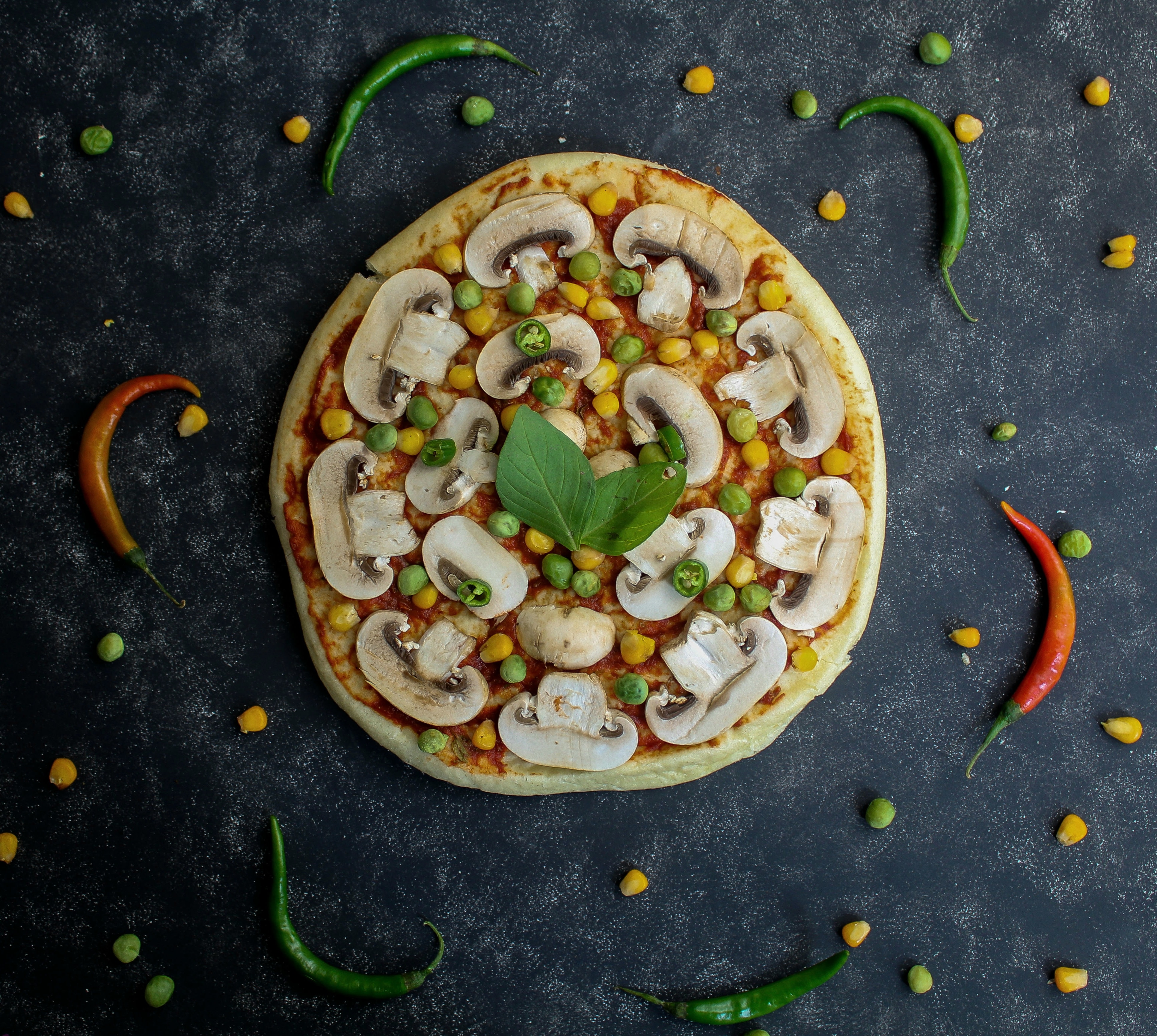 Arranged Food and Objects
