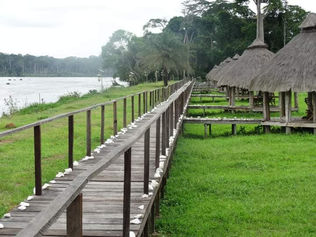 Plage du camping Sanaga