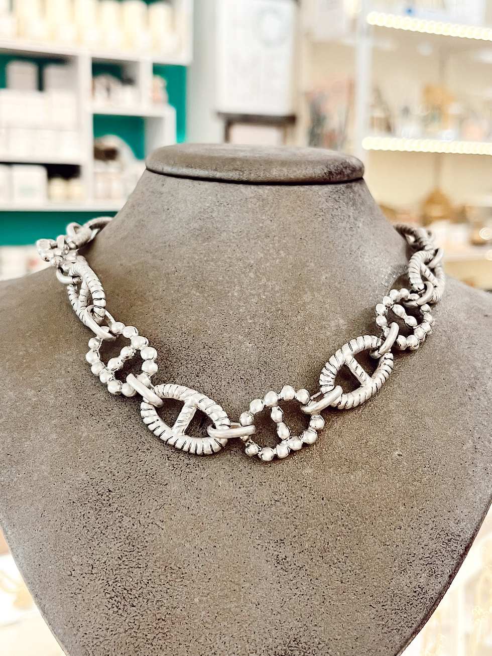 Silver Chunky Chain Necklace