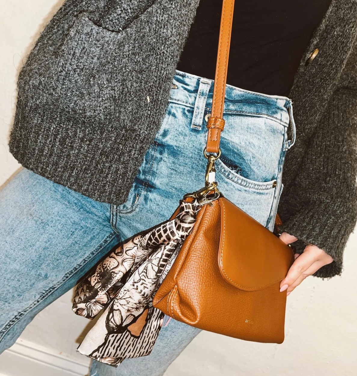 Satin Scarf Keychain