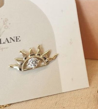 Thumbnail: Sunrise CZ Stone Stud Earrings