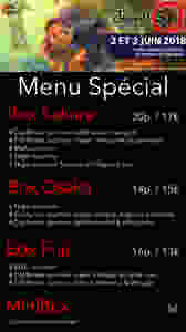 Menu Spécial SushiBox JAPAN SUN Samedi 2 juin