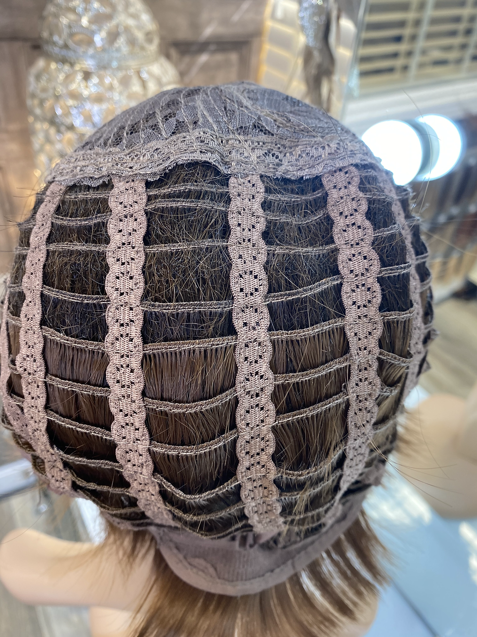 Miniatura: Coffee brown pixie cut fibre wig
