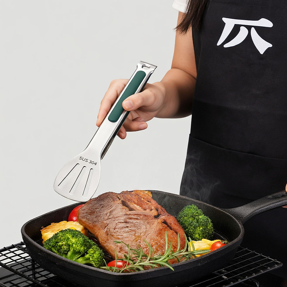 Thumbnail: Stainless Steel Food Tongs 