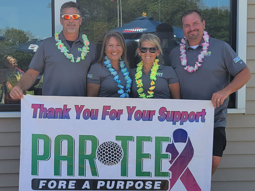 Picture of Founders at the golf tournament. 