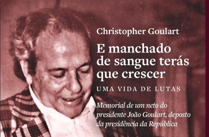 Capa do livro: E manchado de sangue terás que crescer: uma vida de lutas