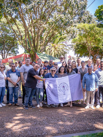 Ato em homenagem ao aniversário de Brizola.