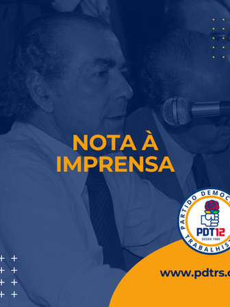 Nota à Imprensa
