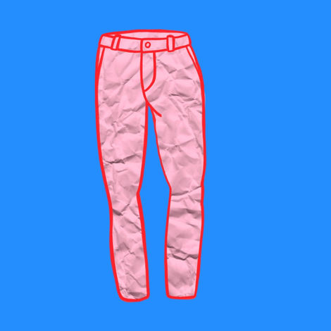 Header for "5 Days 5 Ways: Rhone Commuter Pant Outfits for Guys" Blog Post Illustration by Raquel Busa Maquina 37