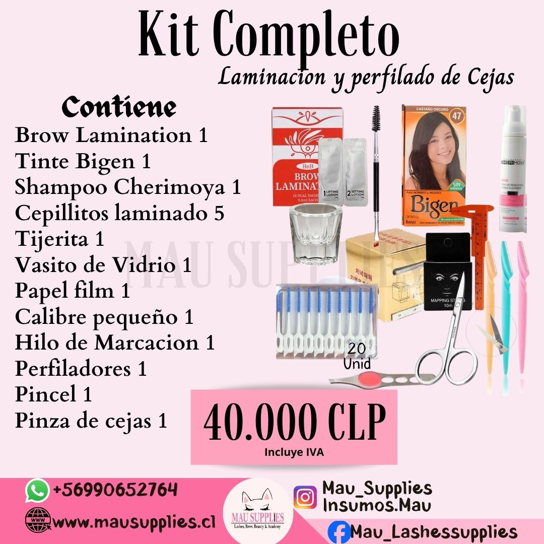 KIT LAMINADO Y PERFILADO COMPLETO