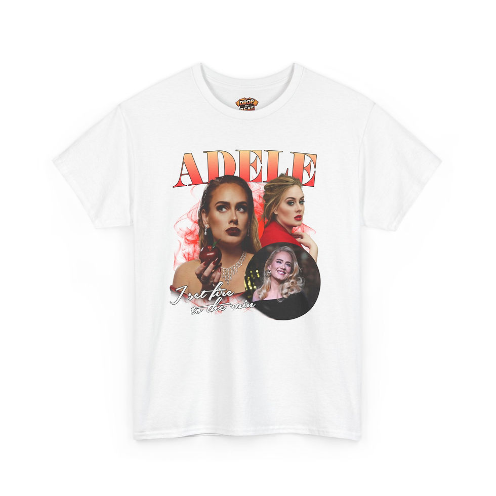 Thumbnail: Adele 'I Set Fire To The Rain' Mashup Unisex T-Shirt