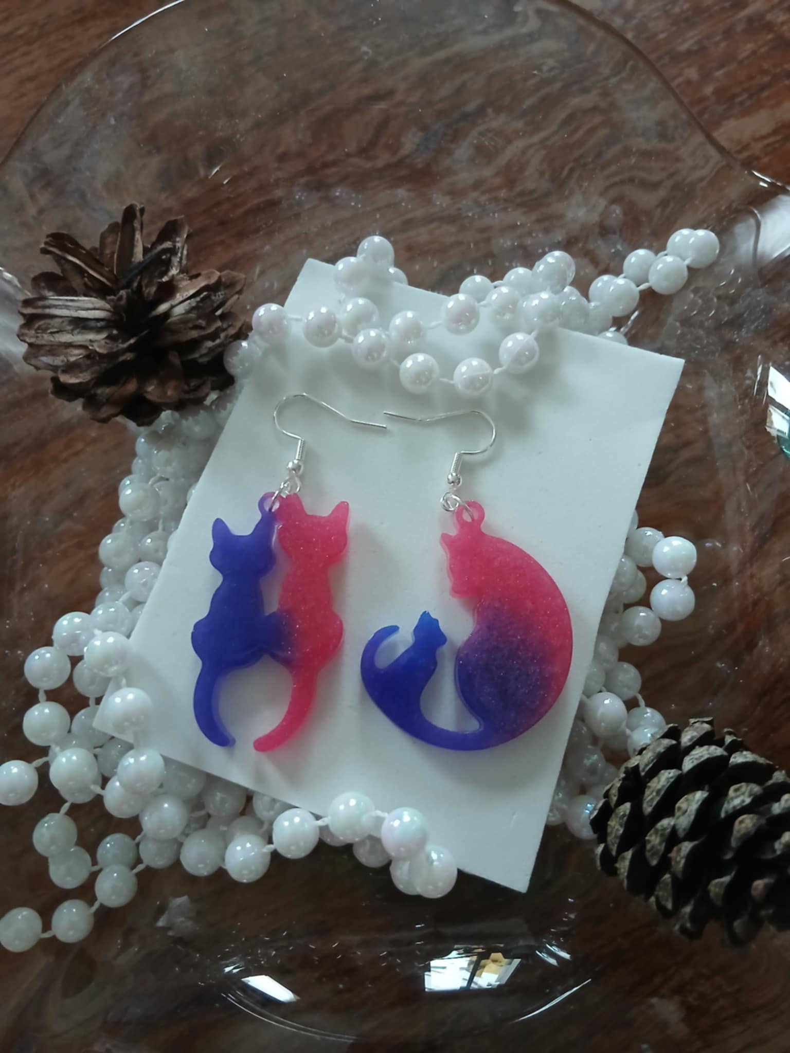 Boucles d'oreilles "Chat"