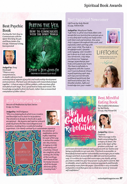 Soul & Spirit Magazine Book Award