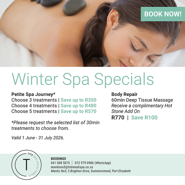 TITE Medi Spa by Camelot Winter Specials