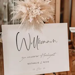 Dekorelli All White Wedding Boho Brückenbaron