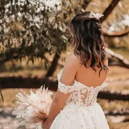 Dekorelli  Creme Hochzeit Trockenblumen 