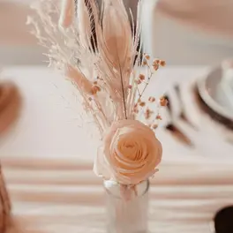 Dekorelli  Creme Hochzeit Trockenblumen 