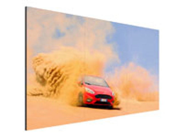 Ultra-narrow bezel LCD video wall
